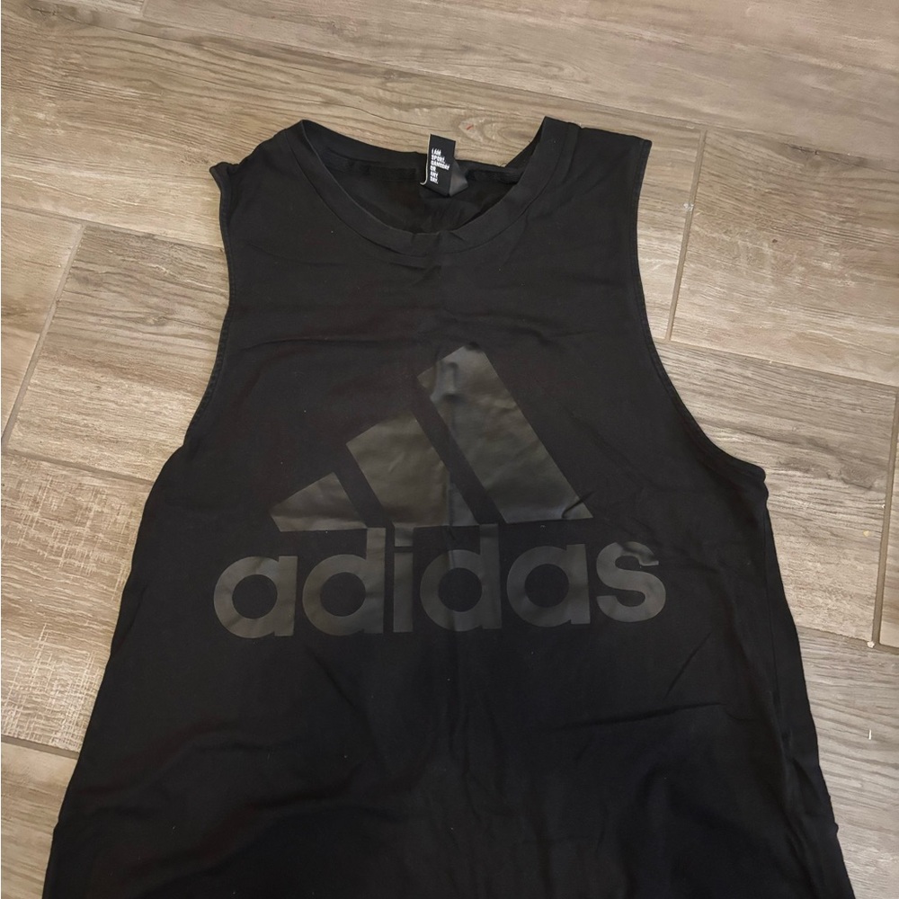 Adidas Black Athletic Tank Top